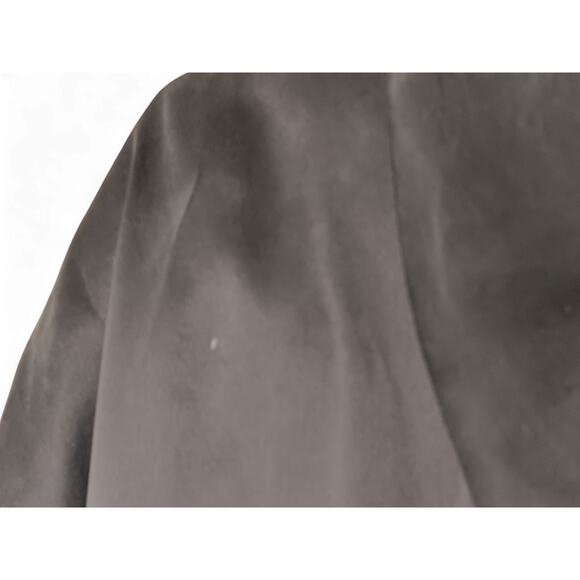 Sara Sturgeon 100% Silk Cropped Wrap Jacket Black Satin Blazer Top Sz 4 Vintage - Picture 7 of 13